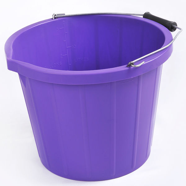 Coloured 3 Gallon Bucket PURPLE